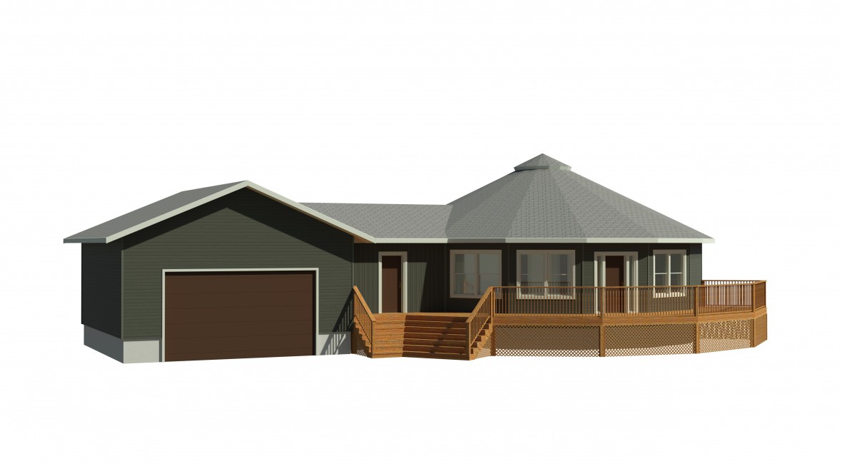 circular prefabricated deltec home