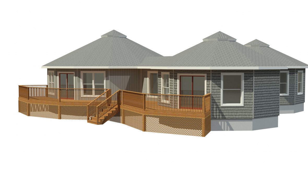 circular prefabricated deltec home
