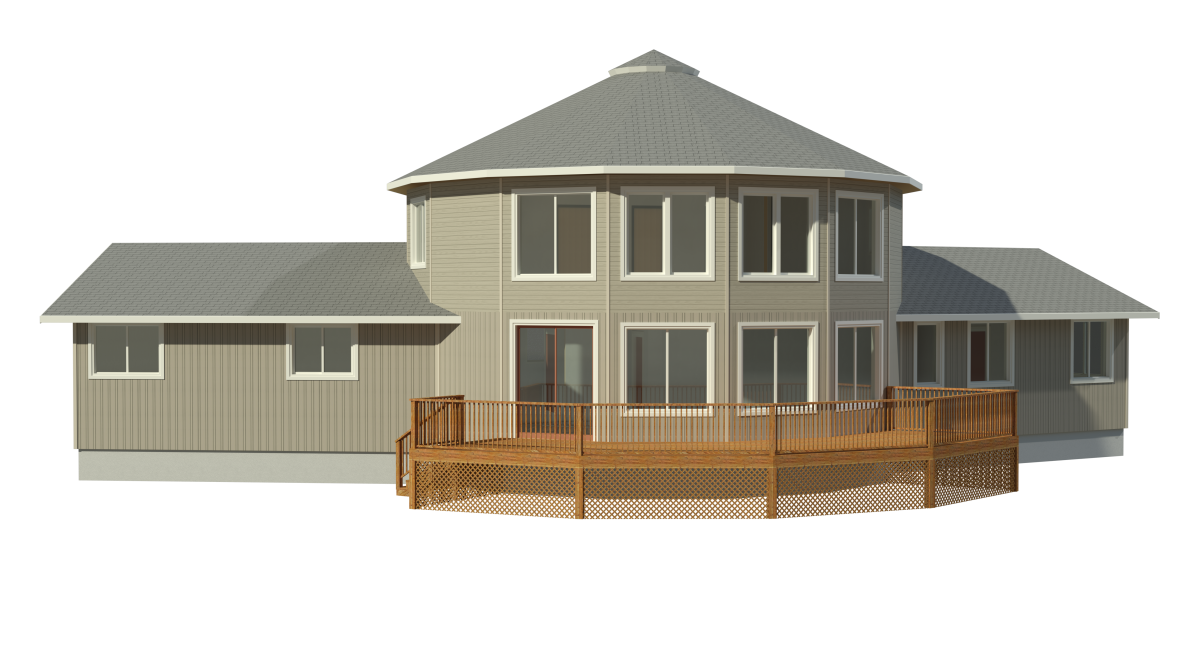 prefab round deltec home
