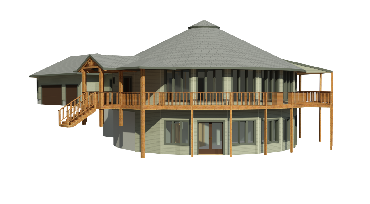 prefabricated round deltec home